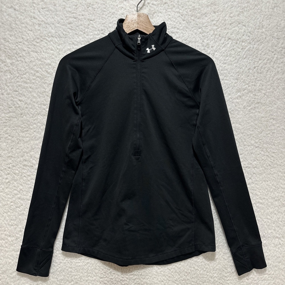 Under Armour Women's Qualifier Half-Zip‎ Running Top Black Size XS, S?